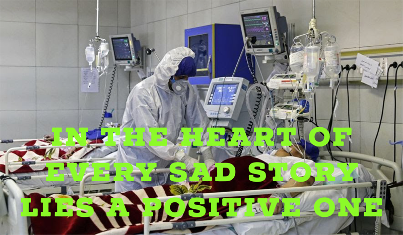 In the heart of every sad story lies a positive one