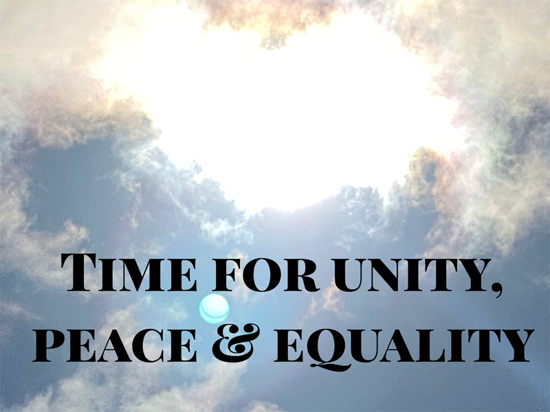 Dr. Iraniha - It’s time for unity, peace and equality